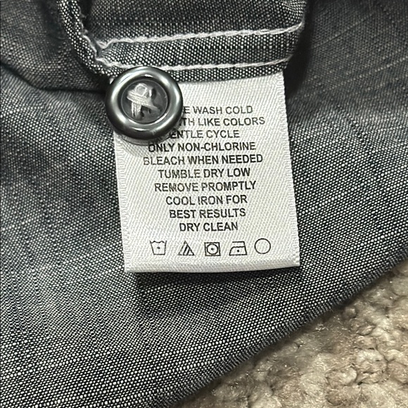 James Campbell Men's Gray Short Sleeve Shirt - Picture 10 of 10